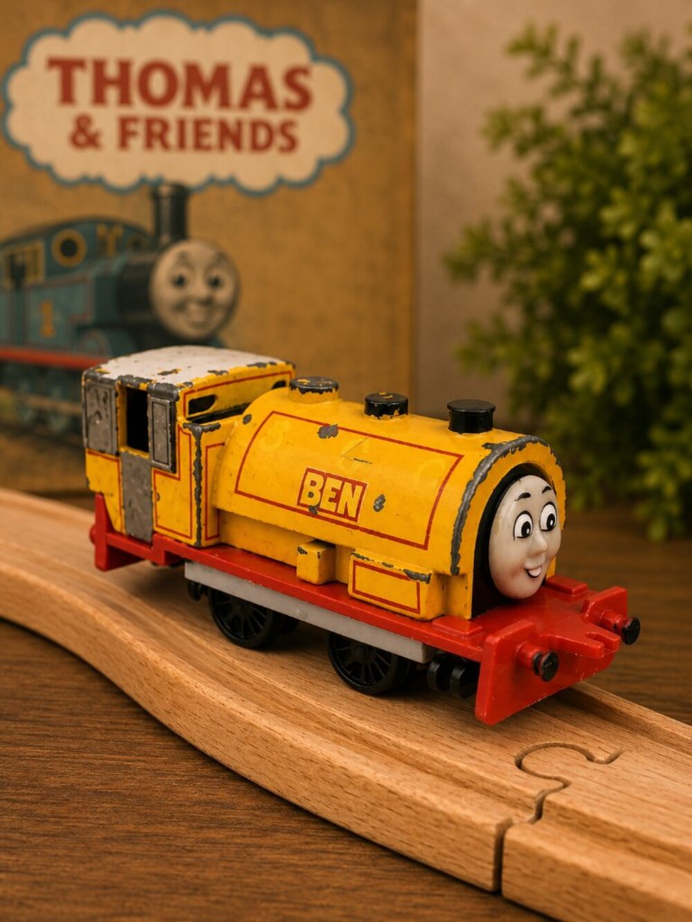 Vintage 1991 ERTL Thomas & Friends Ben Diecast Metal Train